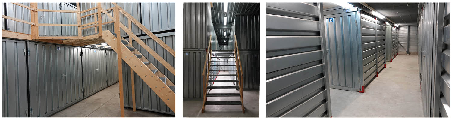 Oplagboxen in een mooie ruimte, beveiligd en stofvrij